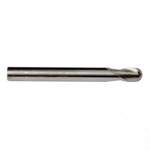 iCarbide End mill 1.4 ball nose aluminum cutter (2)