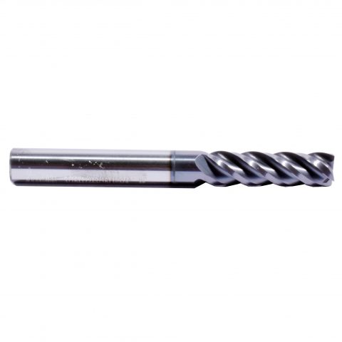4 flute solid carbide end mill titanium steel 2